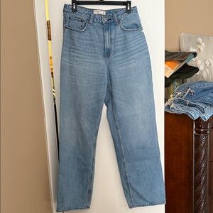 Abercrombie & Fitch Light Blue Straight Leg Jeans